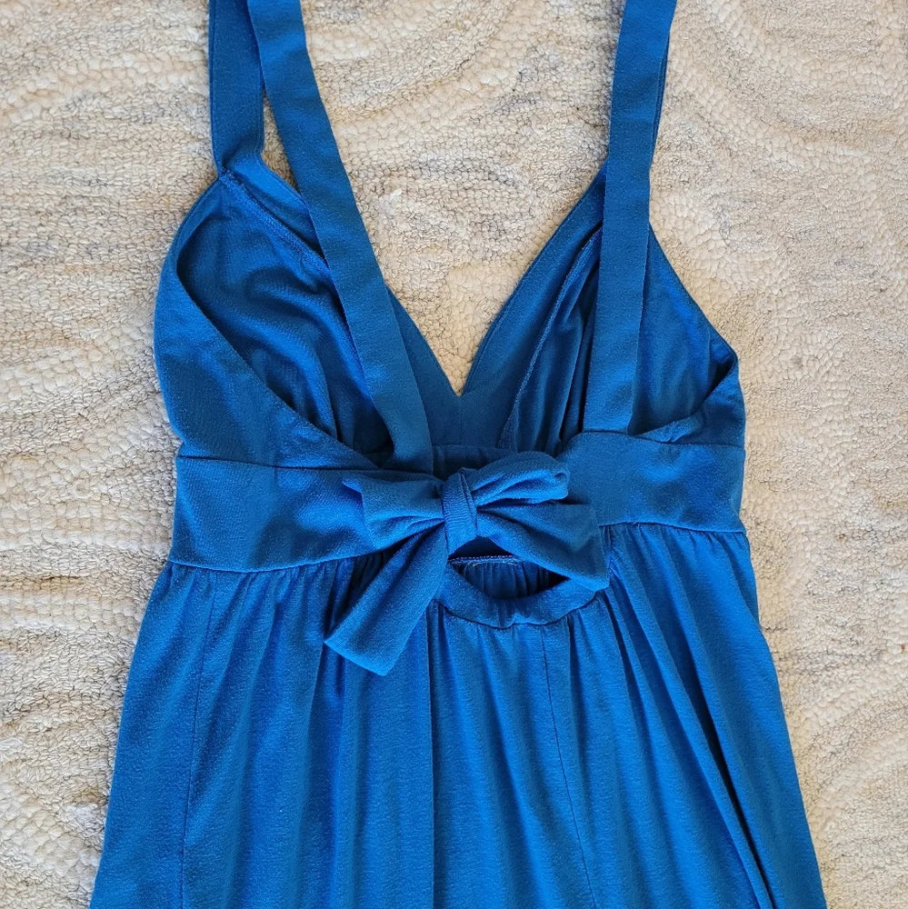 Blue Sundress/Coverup - Picture 3 of 5